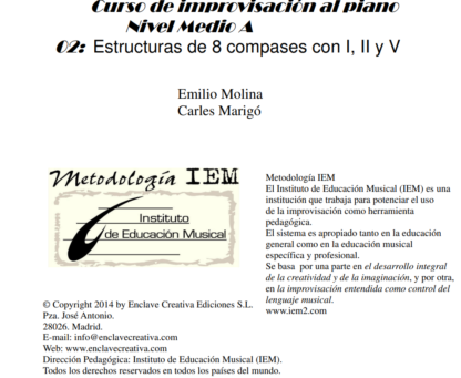 Cuadernos de improvisación. Nivel Medio - Imagen 3