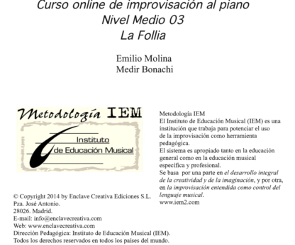 Cuadernos de improvisación. Nivel Medio - Imagen 4