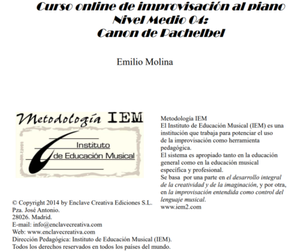 Cuadernos de improvisación. Nivel Medio - Imagen 5