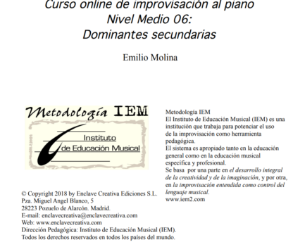 Cuadernos de improvisación. Nivel Medio - Imagen 7